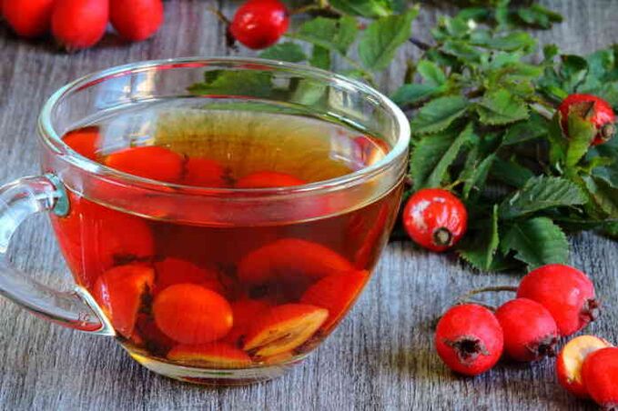Using a decoction based on wild rose and hawthorn will have a beneficial effect on potency